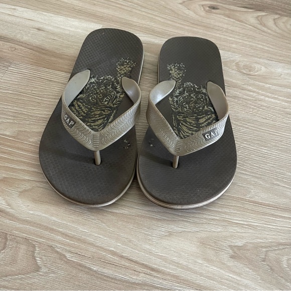 GAP Other - GAP Kids Flip Flops in Brown and Tan